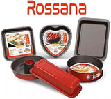 Rossana, Moule à pudding avec cône 23 cm, revêtement antiadhésif, coloris rouge/gris, inox Moules et plaques à pâtisserie Naty Shop