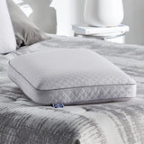 Oreiller en mousse à mémoire de forme Sealy Essentials Standard Blanc 2 pièces Naty Shop Oreillers standard