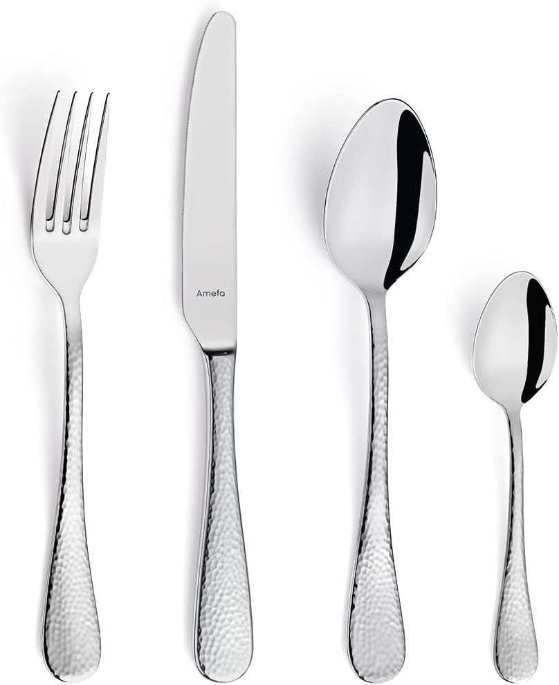 Amefa Sierra set de couverts 6 personnes | Cuisine en 24 pièces en acier inoxydable 18/10 Naty Shop 24-Teilig / 6 Personen