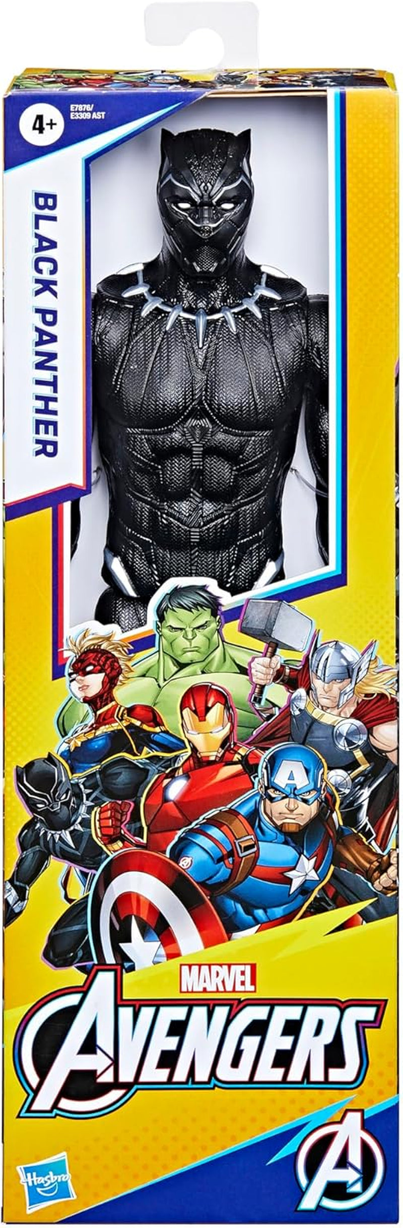 Marvel Avengers Titan Hero Series Black Panther, figurine d'action de 30 cm de haut Figurines Naty Shop