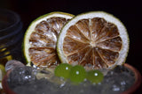 90g Citron vert séché pour cocktails. Fruits secs sans sucre pour cocktails, décorations, vin chaud, Noël, boissons, thé Tranches de citron vert séchées 100% naturelles Produits déshydratés Naty Shop
