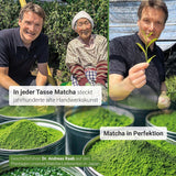 Raab Vitalfood® Premium Bio Matcha Powder (30g) - Original du Japon, poudre de matcha pure sans additifs, finement moulue, goût légèrement amer, poudre de thé vert, végétalien, cérémonie du thé