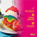 Decocino Neon Food Paste Rouge - Colorant alimentaire haute dose - Pour colorer gâteaux, muffins, cupcakes - Sans goût