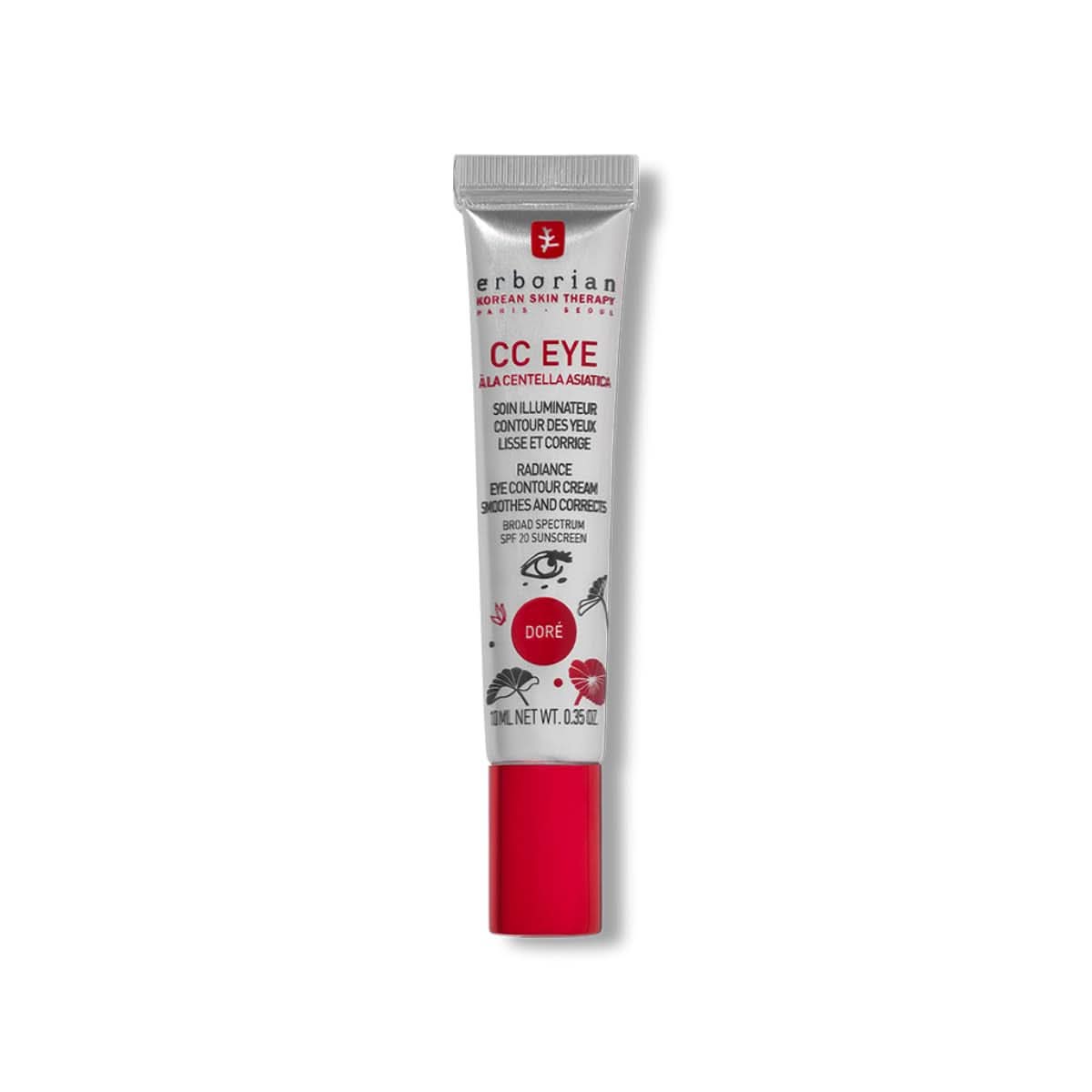 Erborian - CC Eye Cream Gold à la Centella Asiatica - Correcteur contour des yeux Cosmétique et Beauté Naty Shop Cc Eye Gold
