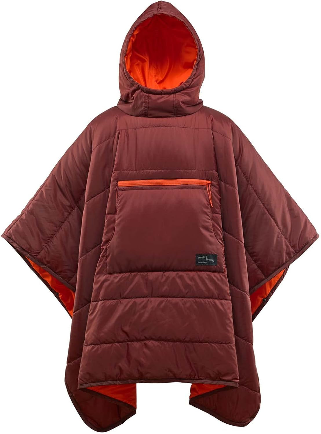 Therm-A-Rest Honcho Poncho Couverture à capuche unisexe pour lits et couvertures Therm-a-Rest Rouge/sortie, couleur unie (Getaway Solids) Taille unique