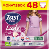 LADY Pants 48 Pantalons Jetables pour Incontinence Urinaire Absorbance Grande Taille S pour Femme 48 Pièces