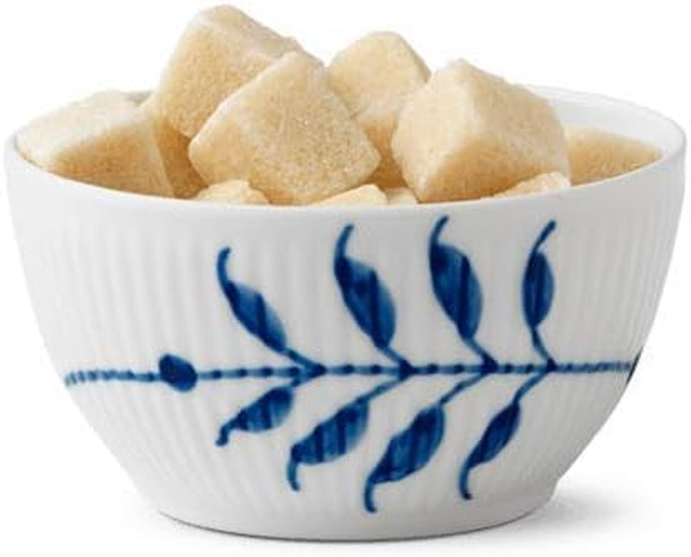 Méga Cendrier en Porcelaine Bleu-Blanc, 10 cl, Peint à la Main, 1017342