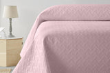 LISO - Couvre-lit pour 105 Cm - Couvre-lit Bouti - Printemps et été - 200X260 Cm - Lits et Couvertures Rose Besuche den Degrees home-Store