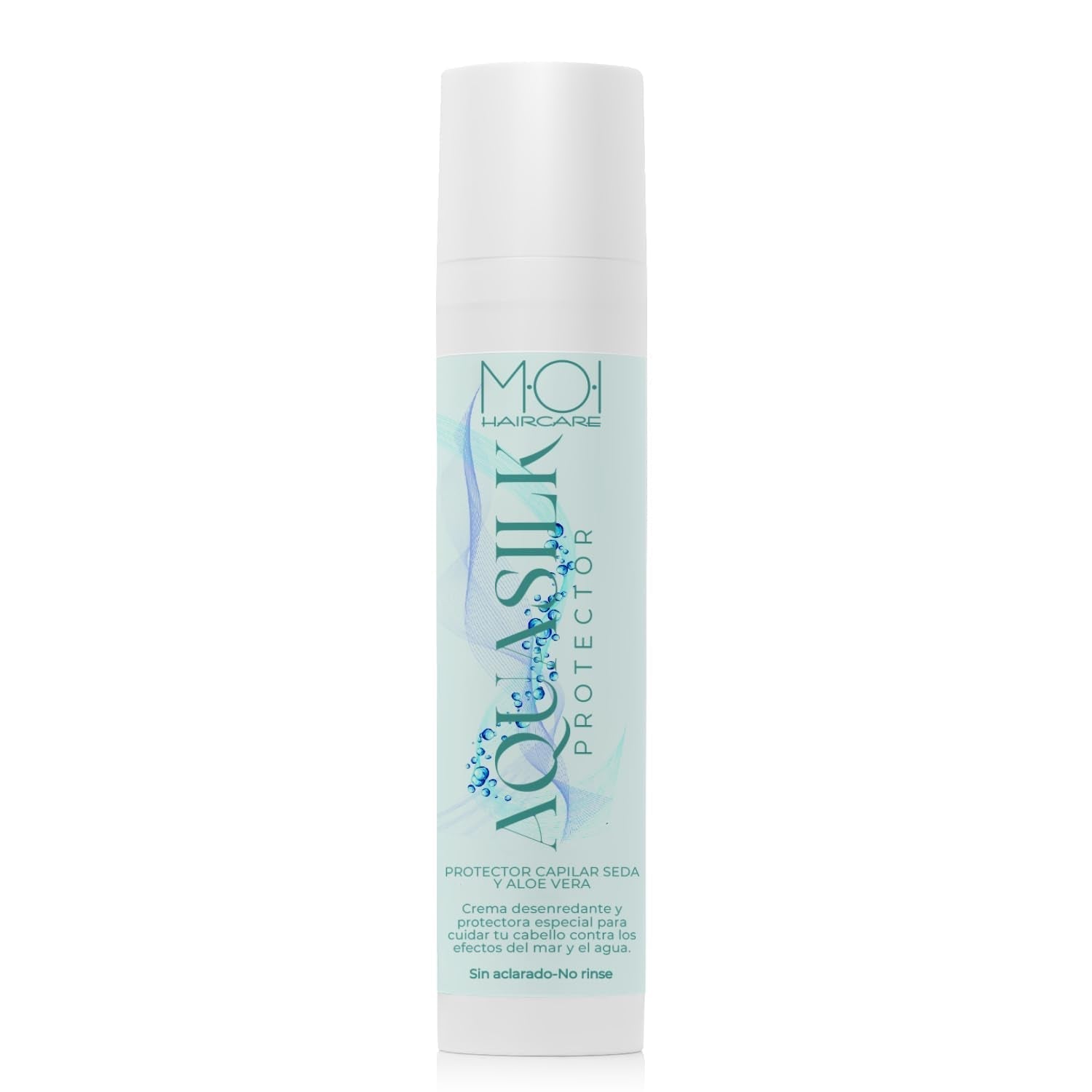 AQUA SILK Crème Capillaire pour l'Été, Protège les Cheveux de la Mer et du Chlore, Soie et Aloe Vera, M-O-I Haircare | Masque capillaire Naty Shop 100 ml Titre par défaut