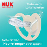 Sucettes NUK Perfect Match Air pour bébés | 6-18 mois | Sucettes orthodontiques qui favorisent la circulation de l'air et préviennent les éruptions cutanées causées par la salive | 95 % d'acceptation par les bébés** | Disney Winnie l'ourson | Paquet de 2