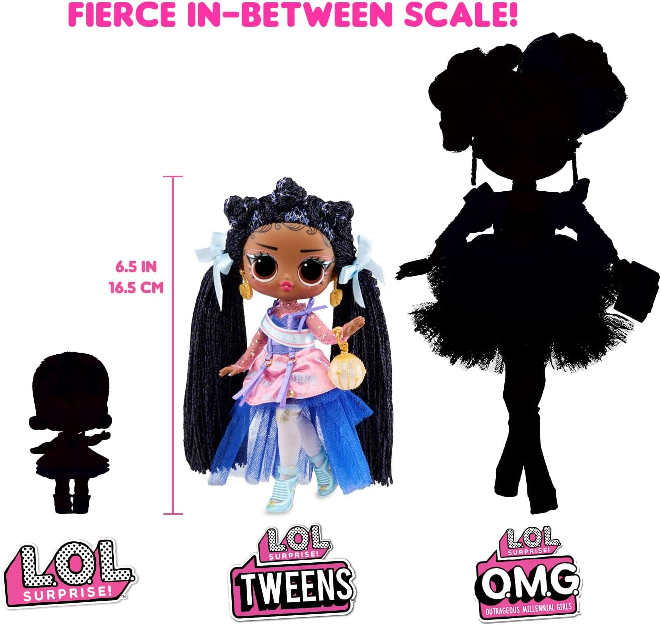 Mdr Surprise ! Tweens Fashion Doll Série 3 - Poupée NIA Regal 15 cm avec surprises : tenues extravagantes, accessoires et plus encore. Excellent cadeau de collection pour garçons et filles de 18 ans et plus 584087