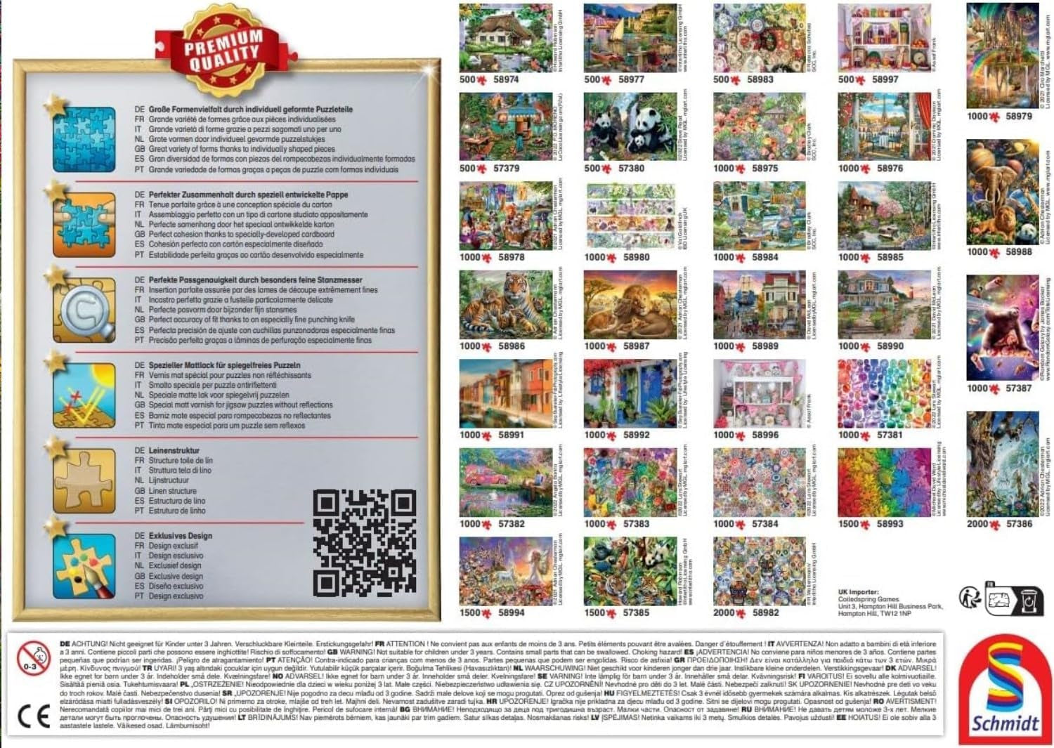 Schmidt Spiele 57392 Dream Big, chats, puzzle 1000 pièces Puzzle Naty Shop