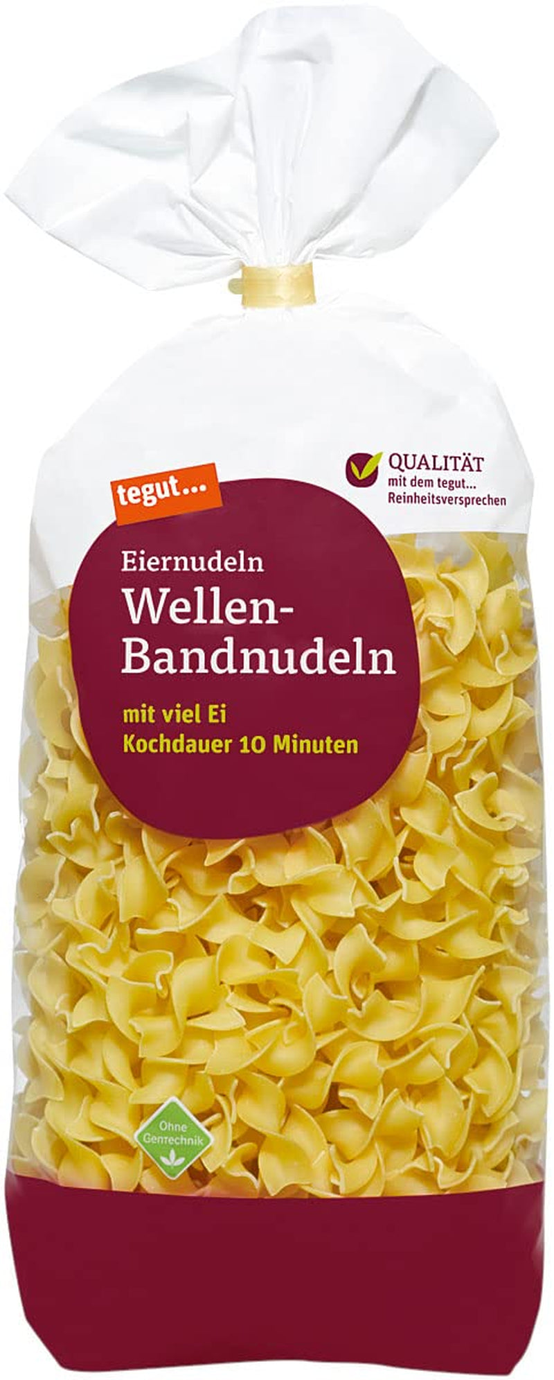 tegut... Nouilles aux œufs Waves - Nouilles en ruban, 1 x 500 g