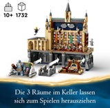 LEGO Harry Potter Château de Poudlard : La Grande Salle, jouet à collectionner avec 11 figurines dont Hermione Granger, cadeau magique pour garçons et filles 76435 Jeux de construction Besuche den LEGO-Store