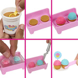 Poupée Barbie Malibu Roberts et ensemble de pâtisserie 18 pièces, comprenant de la pâte à modeler et des beignets, des croissants et des muffins, pour 3 ans et plus, HJY19