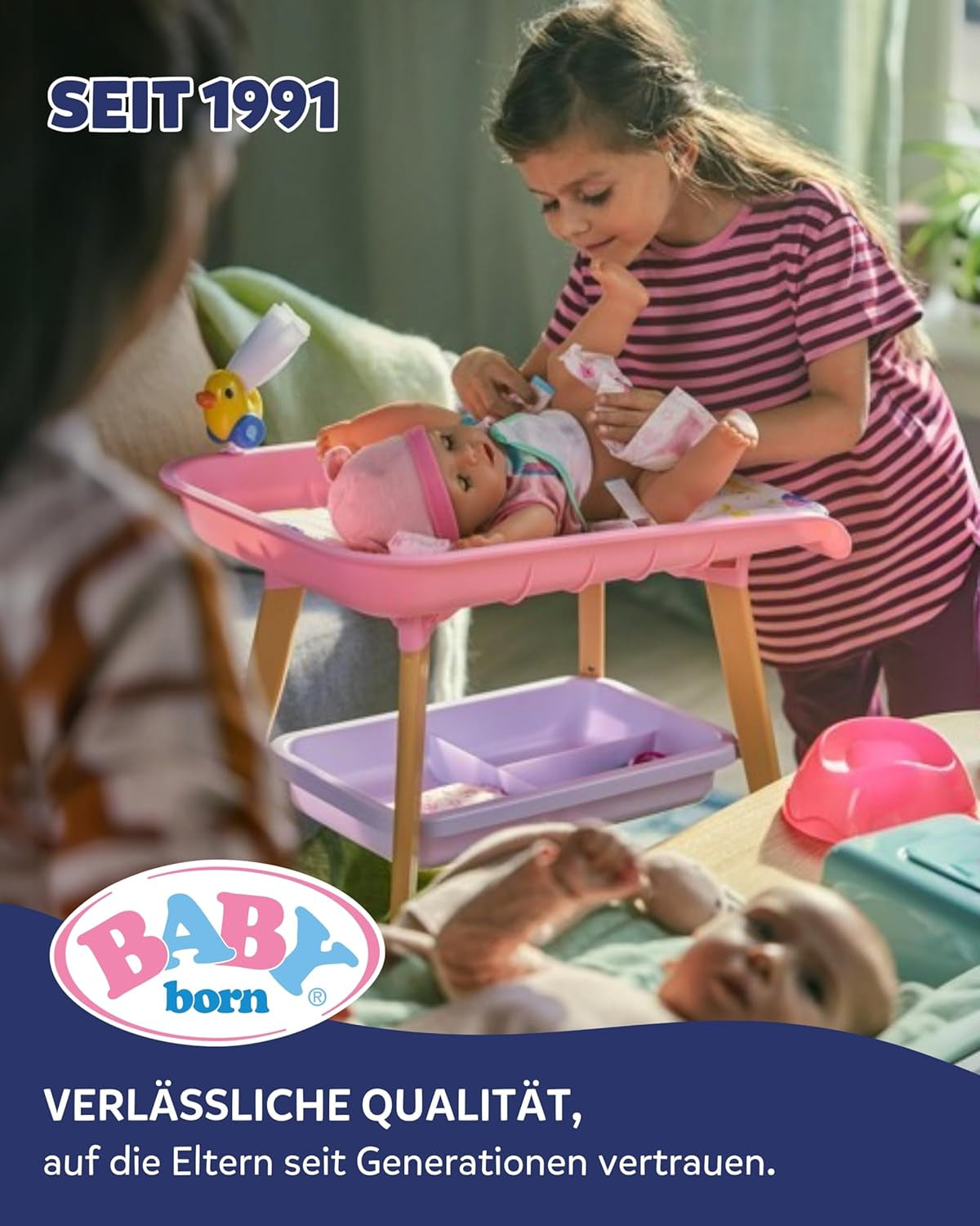 Poupée Baby Born Emma Style Jungle - 43 cm - 10 fonctions dont accessoires et body aux couleurs unisexes - Fonctionne sans piles - Convient aux enfants à partir de 3 ans
