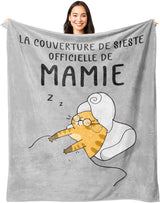 Couverture en flanelle Juratar pour papa - cadeau pour anniversaire, fête des pères et Noël - 152 X 130 cm Lits et couvertures Besuche den Juratar-Store Mamie
