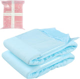 CutiePlusU Couches pour adultes, surface sèche, absorption maximale pendant la nuit, couche jetable pour incontinence – Bleu, lot de 2 (moyen 71-96 cm)
