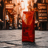 DEAD OR ALIVE DIAVOLO – Espresso Extra Noir – 100% Robusta – Extrêmement Fort – Faible Acidité – Crème Stable – Haricots Entiers 1kg – Torréfaction Naples