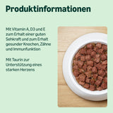 Amazon Nourriture humide pour chat sans céréales, morceaux de poulet en conserve en gelée 12 x 405 g