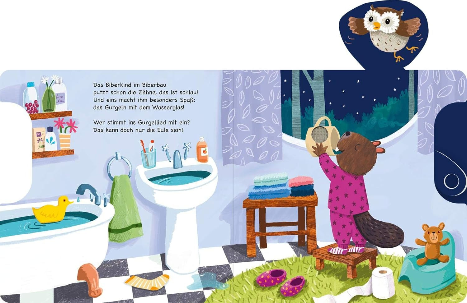 Shoo, shoo, maintenant tu dors aussi ! : Slider et 11 sons | Un livre innovant avec des sons coulissants pour les petits de plus de 18 mois Bebe Naty Shop Toys