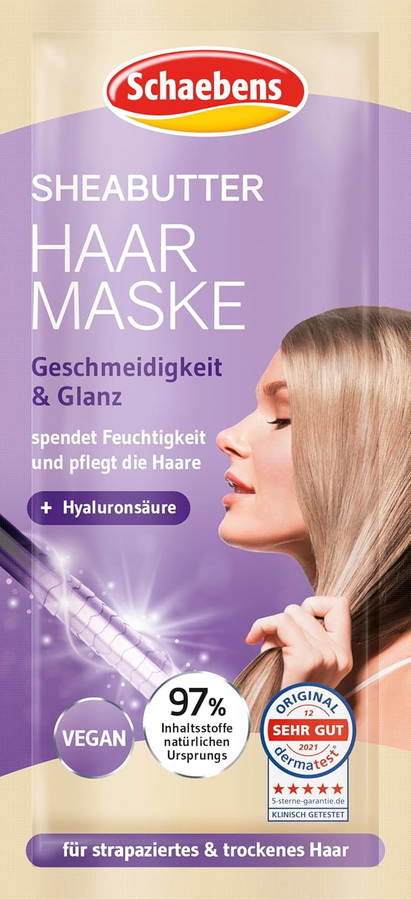 Masque capillaire au beurre de karité - souplesse et brillance - pour cheveux abîmés et secs VEGAN Naty Shop hair mask Default title