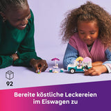 LEGO Friends Heartlake City Ice Cream Truck Pretend Play Set 2 figurines et un lapin ensemble de construction 4 ans filles jouet personnage figurine jouet de construction 42644 Jeux de construction Besuche den LEGO-Store