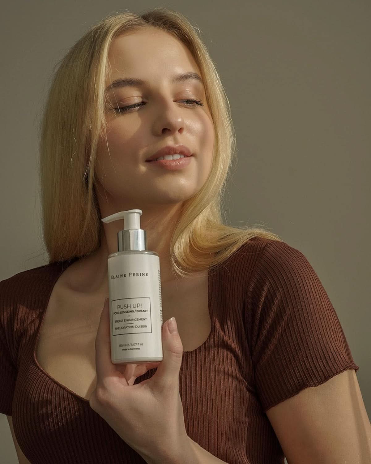 Crème pour l'augmentation mammaire et le lifting des seins, ingrédients naturels - PUSH UP ! par Elaine Perine ™ Cosmétiques et Beauté Naty Shop