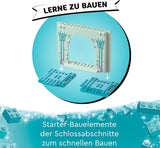 LEGO Disney La Reine des Neiges : le palais de glace d'Elsa, le château de la reine des glaces, la poupée Princesse ELSA et Anna, plus 2 figurines d'animaux, un cadeau idéal pour les filles et les garçons de 4 ans 43238 Jeux de construction Besuche den LEGO-Store