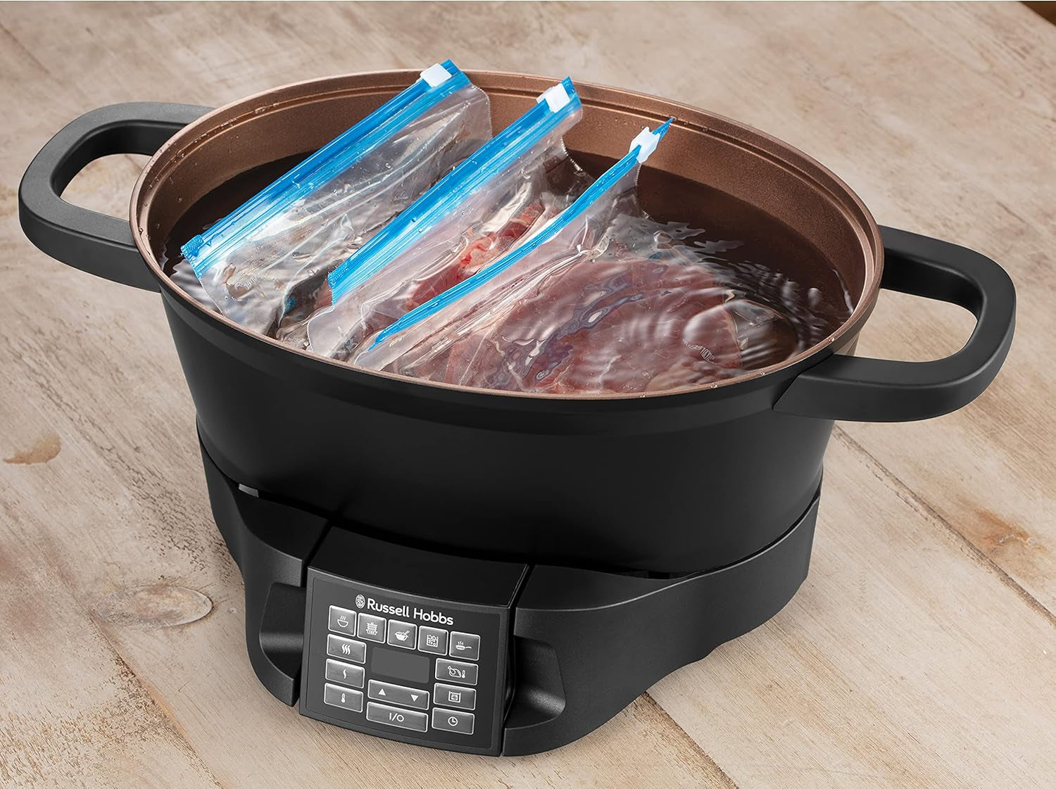 Multicuiseur Russell Hobbs 6,5L, affichage numérique, 8 fonctions de cuisson Mijoteuse Naty Shop