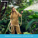 CELLFAST Tuyau d'arrosage 3,4 pouces Tuyau d'arrosage à 3 couches Tuyau d'irrigation flexible avec renfort de fil durable Résistant aux UV Anti-algues 25 bars 50 mètres et plus