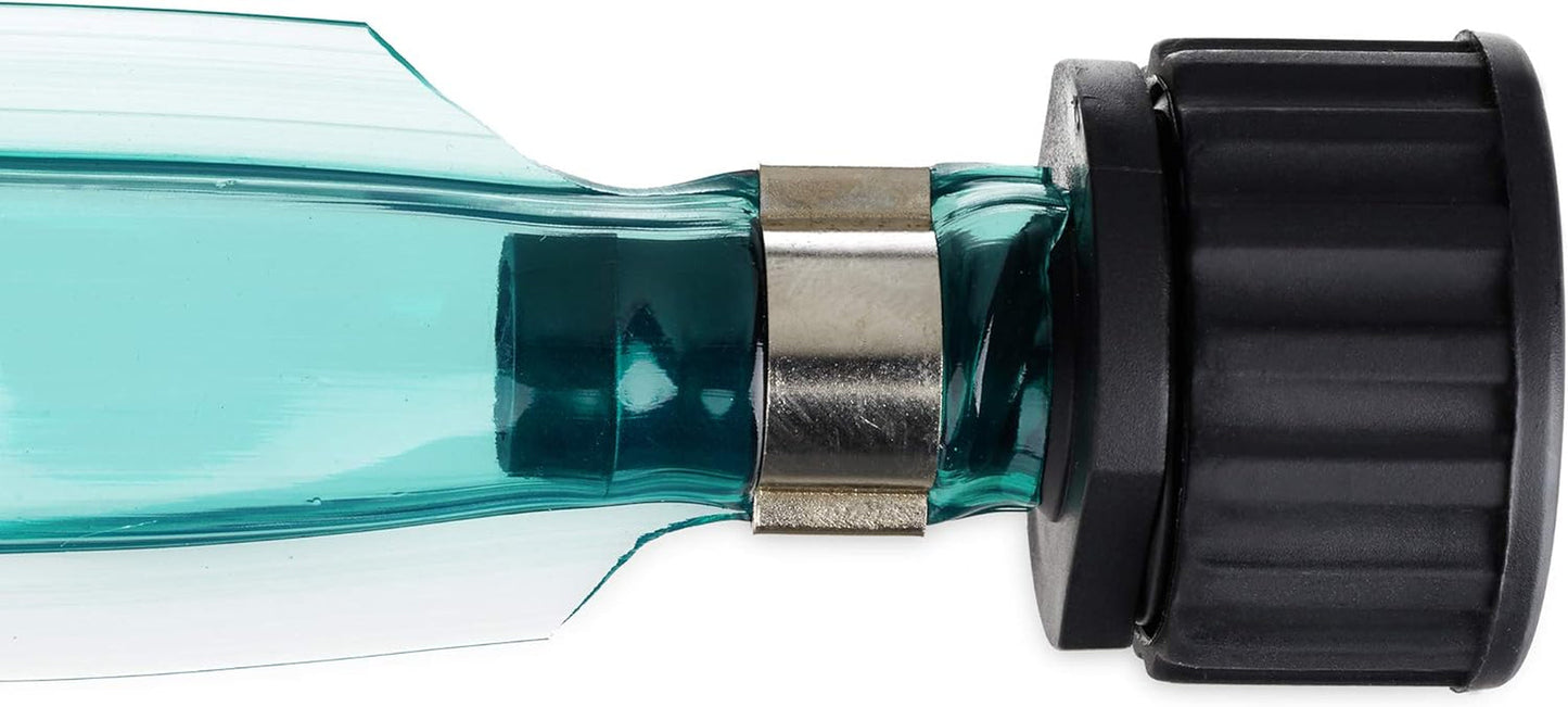 Tuyau d'arrosage Relaxdays Tuyau d'arrosage plat avec trous prêt à raccorder 8 mètres vert 1 pièce en plastique