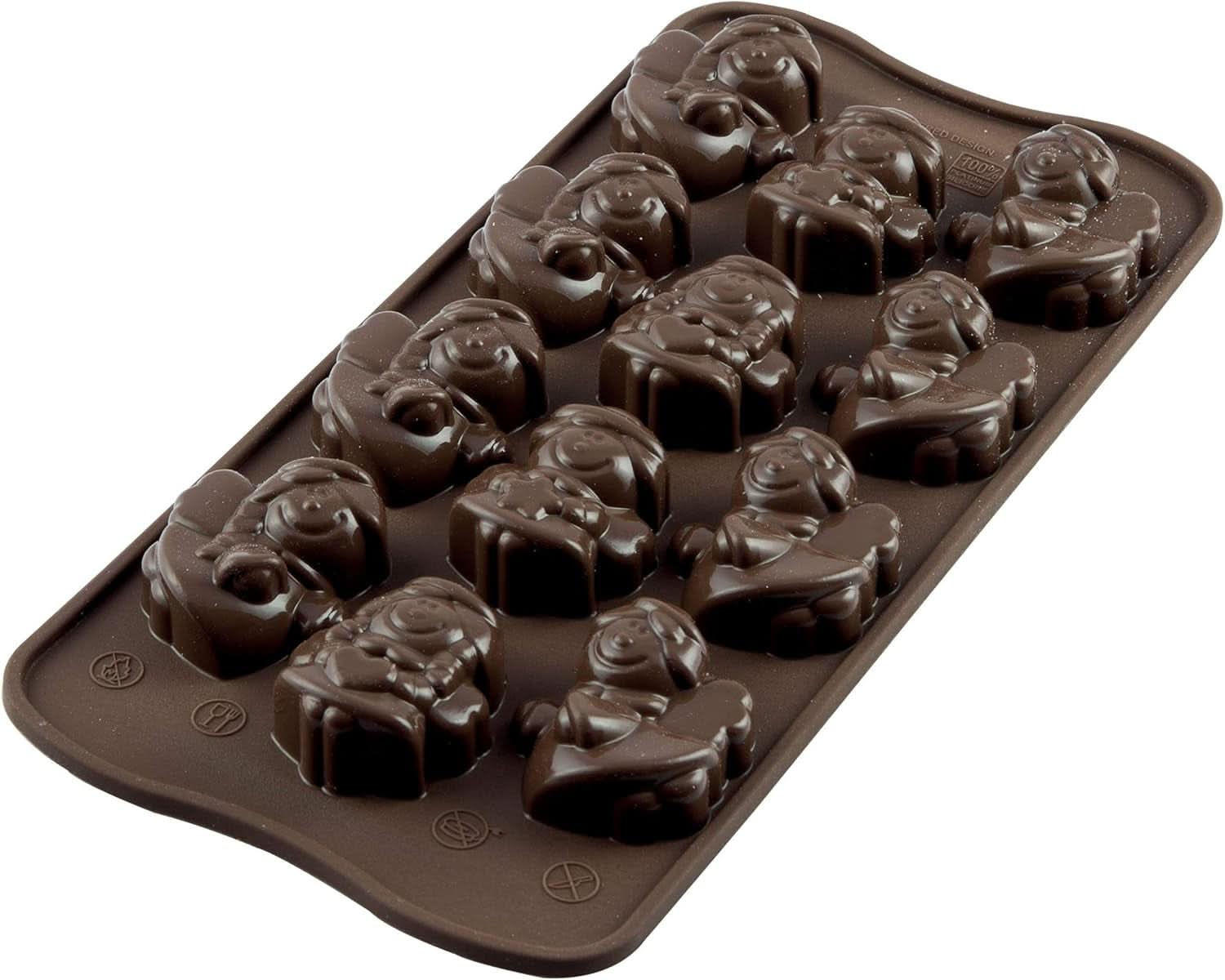 Silikomart 191827, Pralines au chocolat, Anges, Autres modèles de cuisine Naty Shop 7 X 7 X 14 Cm