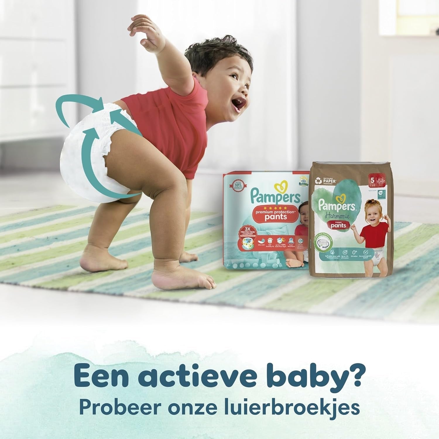 Couches Pampers Harmony 80 taille 4 (9-14 kg)