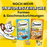 DREAMIES SHAKE UPS Friandises multivitaminées pour chats du festival des fruits de mer en sachets portionnés - 55 g (6 sachets)