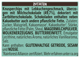 Nestlé Gingerbread, une collation délicieuse et croquante au goût de pain d'épices, enrobée de chocolat au lait et affinée de rayures décoratives de chocolat noir, pack de 4 (1 x 115g)