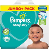 Couches Pampers 81657566 Pantalon Baby-Dry, blanc