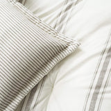 Lush Decor Farmhouse courtepointe à rayures, Full/Queen, gris Couettes et quilts Naty Shop