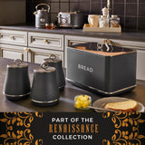 Corbeille à pain Tower T826175GRY Renaissance, capacité 16 l, couvercle simple, gris Boîtes de conservation Naty Shop