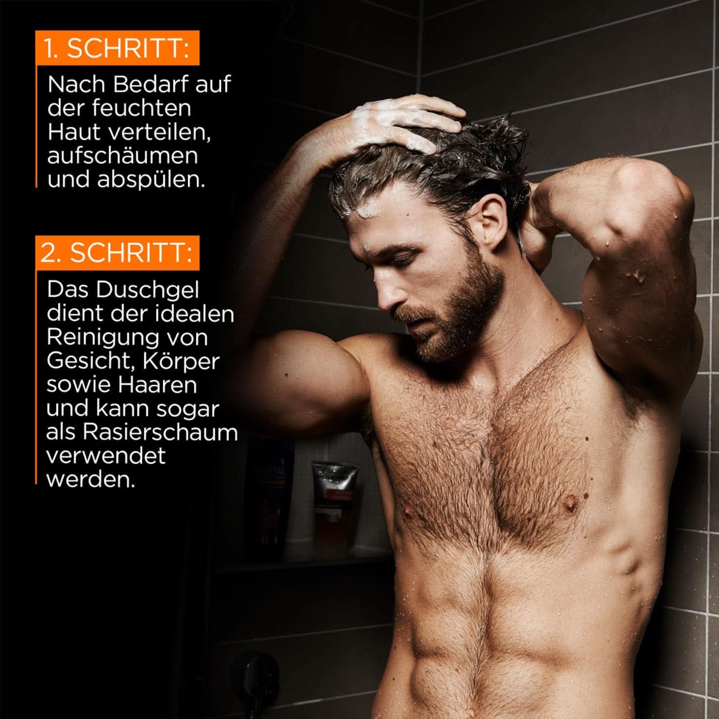 L'Oréal Men Expert XXXL Gel douche et shampoing pour homme, 1 litre Naty Shop