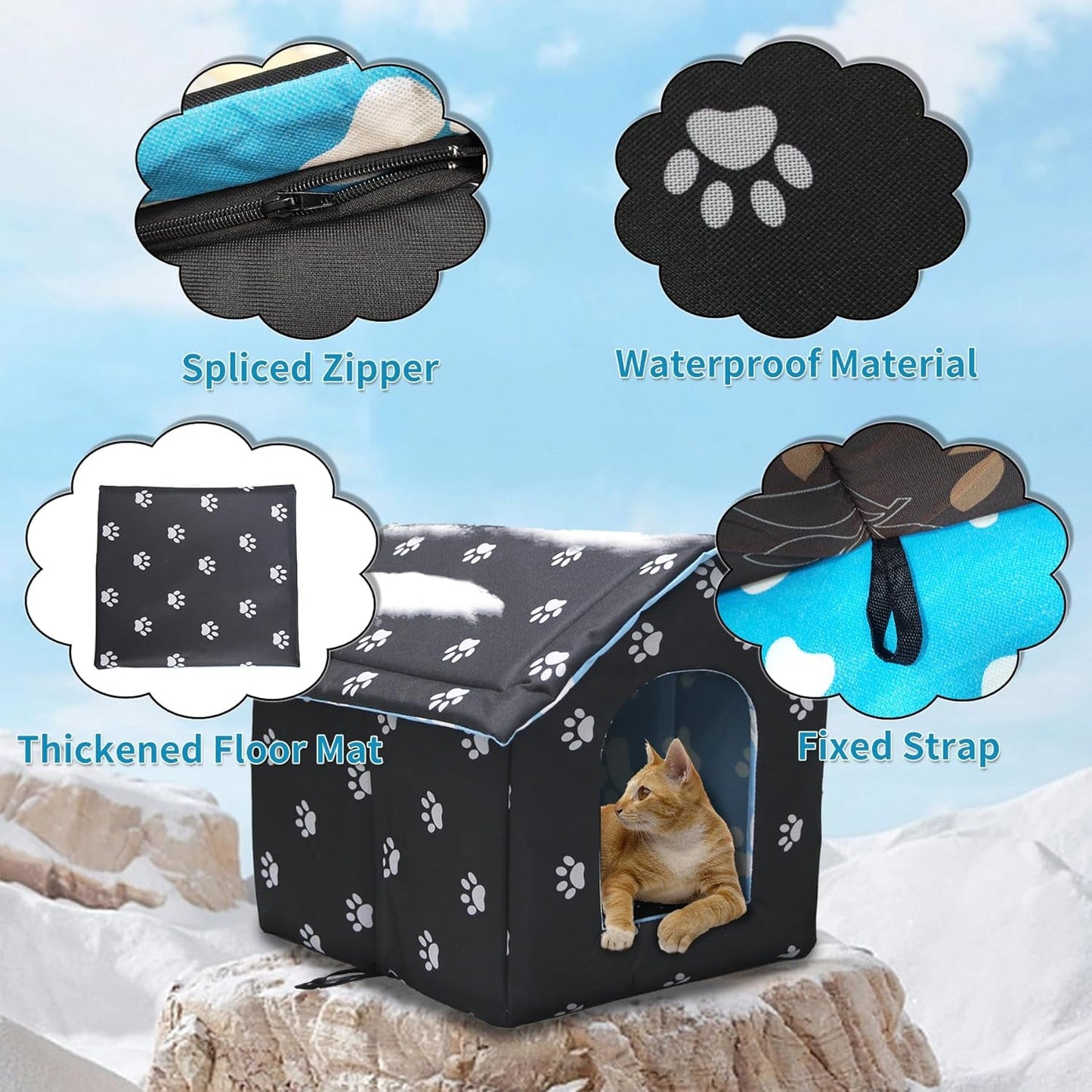 Couvertures et meubles, Animaux, Grottes et maisons, Chats, Lits pour chats, Chats - lits, matelas