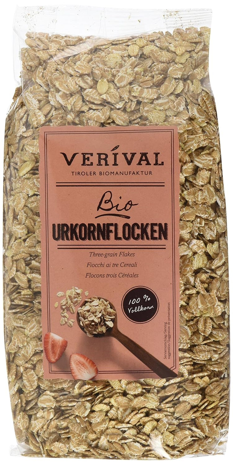 Flocons de céréales anciennes Verival - Bio, paquet de 6 (6 x 500 g)