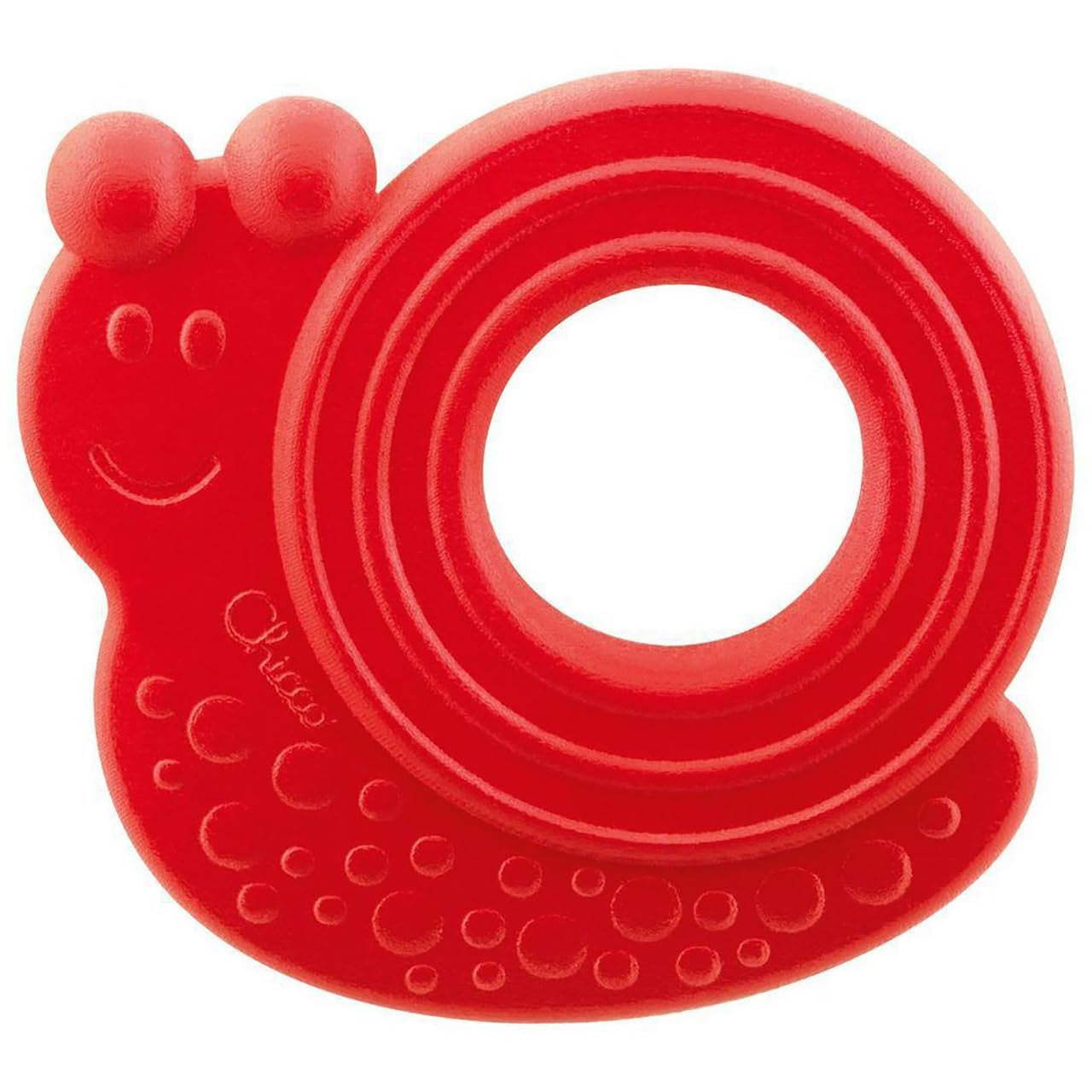 Chicco ECO+ Anneau de dentition Grenouille, Anneau de dentition pour nouveau-nés avec pointes, En bioplastique souple, Jouet de dentition pour nouveau-nés et enfants de 3 à 18 mois