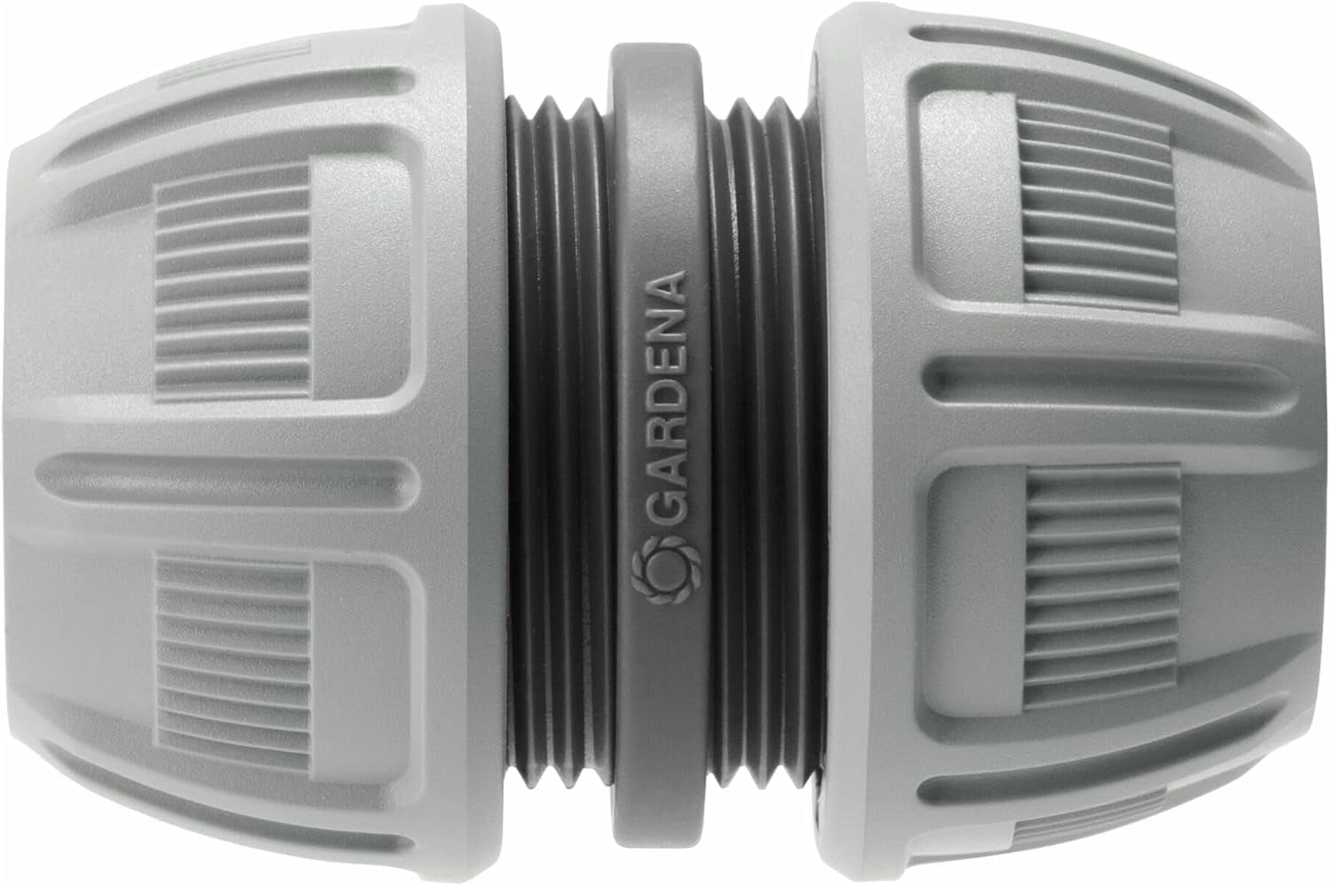 Réparateur Gardena 13 mm (1/2 pouce) et 15 mm (5/8 pouce) : Réparation de tuyau rapide et facile sans outil, Power Grip, force de serrage élevée, dans une boîte (18232-20)