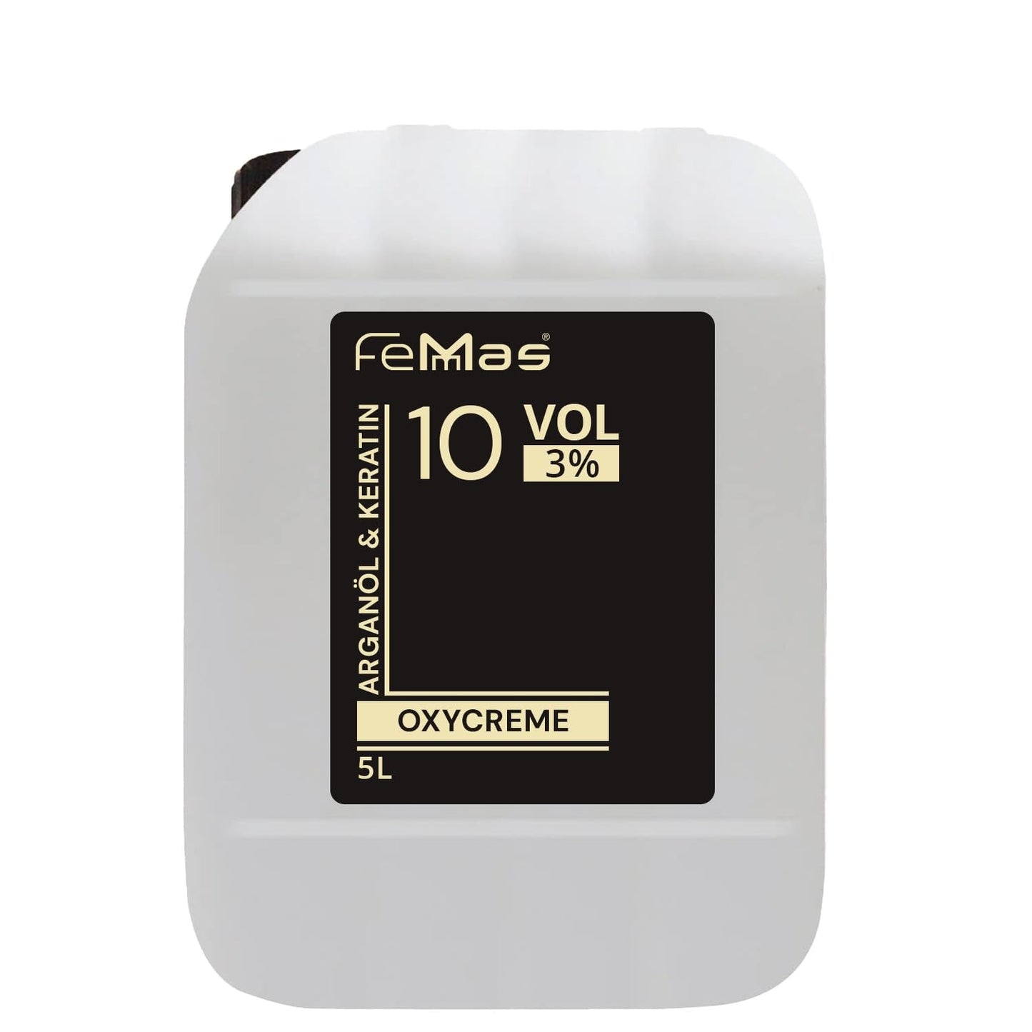 FemMas Oxycreme à 6% 1000 ml I Agent oxydant pour la coloration et la teinture des cheveux I Application facile et fixation optimale I Révélateur pour des résultats uniformes de qualité salon I Révélateur de coloration capillaire Teinture capillaire Naty Shop 3 5 litres (1 paquet)