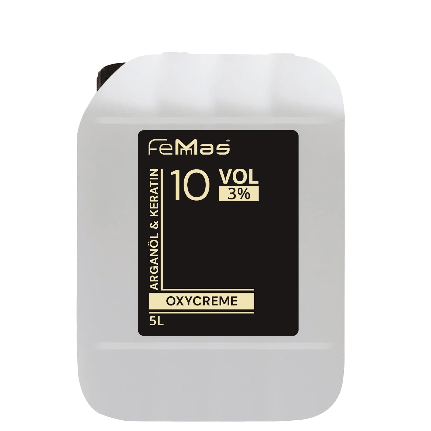 FemMas Oxycreme à 6% 1000 ml I Agent oxydant pour la coloration et la teinture des cheveux I Application facile et fixation optimale I Révélateur pour des résultats uniformes de qualité salon I Révélateur de coloration capillaire Teinture capillaire Naty Shop 3 5 litres (1 paquet)