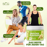 He-Ju, Poudre au goût de chocolat blanc et pistache, 250 grammes Naty Shop Flavors