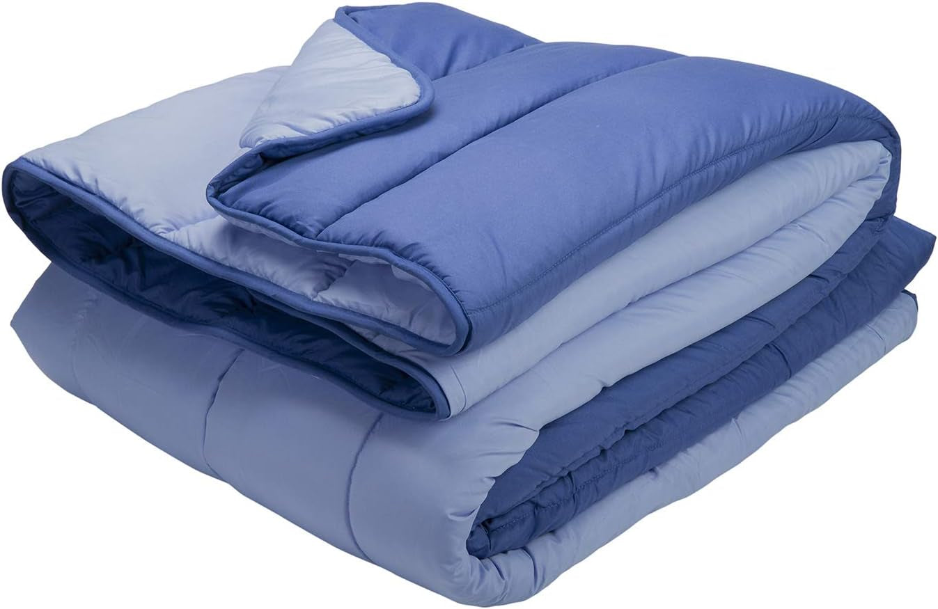 Pikolin Home - Couette réversible 300 G - garnissage nordique bicolore - pour lit 100/105 - confortable, chaude, respirante, vert, 180 X 220 cm Couettes et couettes Naty Shop Titre par défaut