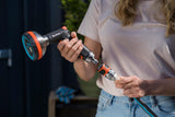 Gardena 39042-M Kit de démarrage à raccord rapide en métal pour tuyaux d'arrosage, raccords rapides et accessoires en quelques secondes, 4 pièces comprenant des adaptateurs anti-fuite pour prise et prise