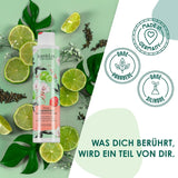 Jean & Len Shampoing hydratant Thé Vert & Citron Vert, pour cheveux normaux à gras, 300 ml Douche et bain Jean & Len Thé Vert & Citron Vert